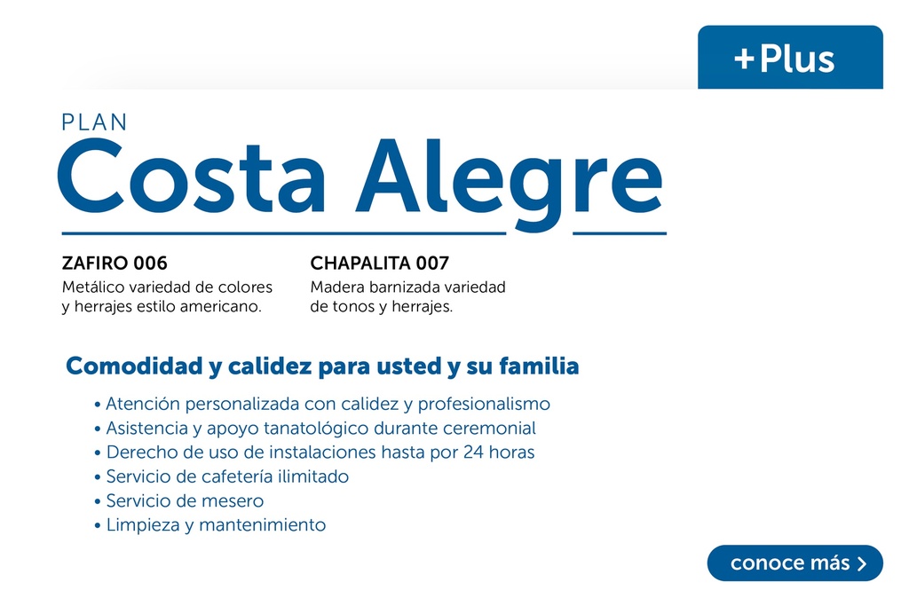 CLÁSICO PLUS COSTA ALEGRE MENSUAL